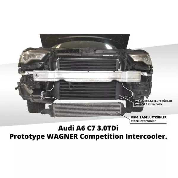 WAGNERTUNING Performance Ladeluftkühler Kit Audi A6 C7 3,0BiTDI